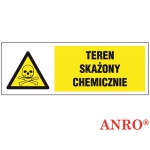 ZNAK  BEZPIECZEŃSTWA ZZ-1KL "Teren skażony chemicznie"