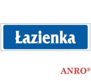 ZNAK  BEZPIECZEŃSTWA ZZ-38 "Łazienka" 