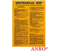 ZNAK BEZPIECZEŃSTWA Z-IPT03-P Instrukcja BHP „Instrukcja BHP przy obsłudze wózka akumulatorowego”