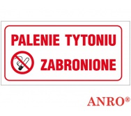 ZNAK  BEZPIECZEŃSTWA ZZ-53P "Palenie tytoniu zabronione".