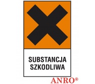 ZNAK  BEZPIECZEŃSTWA Z-122CH-P-200x300 „Substancja szkodliwa”